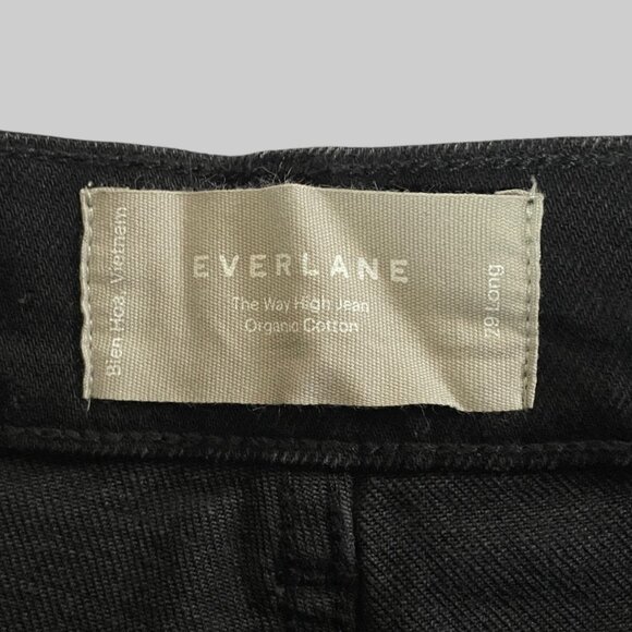NWT Everlane The Way High Jean Womens 29 Long Coal Black - Picture 11 of 12